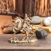 Kinų Kovos Turto Dievas Jojantis Ant Žirgo Žalvarinė Skulptūra Laimė Sėkmė Feng Šui Amatai Ornamentai Namų Darbalaukio Dekoravimas Dovana