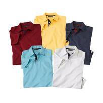 Atlas For Men Vyriški polo marškinėliai (Pakuotėje 5 vnt) L