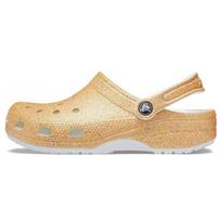 Crocs Classic Blizgūs Mediniai Klumpės Madingos Klumpės Moteriškos Basutės Oranžinės 205942-9BE 37-38