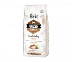 Brit Fresh Turkey with Pea Light Fit&Slim sausas pašaras šunims 12 kg (galiojimas iki 2026.07.22)