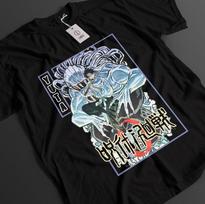Jujutsu Kaisen Shirt Yuta Okkotsu T-Shirt Rika Gojo Tshirt JJK Anime Sukuna Tee 3XL gray