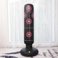 Inflatable Punching Bag for Kids & Adults - Boxing Tumbler Venting Column 160cm x 30cm