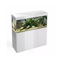 Glossy 150 Day&Night akvariumas stačiakampis, baltas, 150x50x63 cm, 3×17 LED