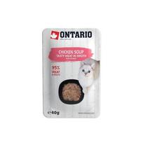 Ontario drėgnas maistas (sriuba) jauniems kačiukams su vištiena, morkomis ir ryžiais, 40 g
