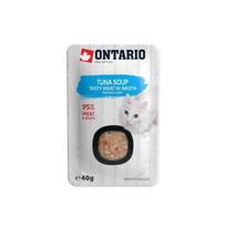 Ontario drėgnas maistas (sriuba) katėms su tunu ir daržovėmis, 40 g