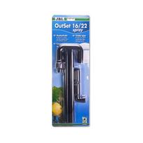 JBL OutSet spray 16/22 vandens atidavimo vamzdelis ,,fleita” išoriniams filtrams CristalProfi e1500/1,2