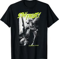 Aliens Corporal Hicks Stay Frosty Vintage Big Chest Portrait T-Shirt S juoda