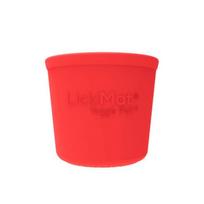 Laižymo puodelis LickiMat Dog Yoggie Pot, raudonas