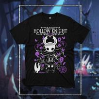 Fashion Men and Women's T-shirt Hollow Knight Print T-shirt Loose Short Sleeve Tops Summer Casual Round Neck Kids Clothing 100