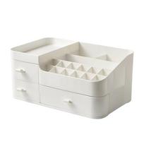 Makeup Organizer with Drawers Chic Dressing Table Brush Eyeshadow Container Storage Box Holder for Home Dormitory balta