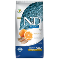 FARMINA N&D OCEAN – CAT Dry Herring&Orange NEUTERED ADULT 5 kg