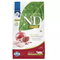 FARMINA N&D PRIME – CAT Dry Chicken&Pomegr NEUTERED ADULT 300 gr