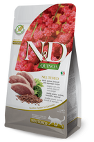 FARMINA N&D QUINOA – CAT Dry NEUTERED Duck Broccoli&Asparagus ADULT 1,5 kg