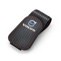Automobilio interjero akinių laikiklis Saulės skydelio laikiklis Automobilio priedai Volvo Xc60 Xc90 V40 V60 S60 V50 V90 S80 C40 XC40 V70 XC70 anglies pluošto juodos spalvos