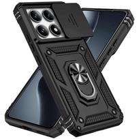 For Xiaomi 15T Pro Case Car Magnetic Ring Stand Slide Camera Lens Military Grade Armor Cover for Xiaomi 14T 13T 11T 13 Pro Case Xiaomi 13