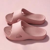 Home Arch Support Slippers Indoor,outdoor Silent Foot Massage Bathroom Couple Eva Slipper For Men And Women 37 rožinė