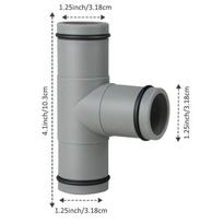 Baseino žarnos jungtis 32MM Baseino filtro siurblio vamzdžio jungtis Baseino priedai 1,25 colio vamzdžio jungtis jungimui Valdymui