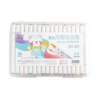 Acrylic Marker, Dual Tip, 36 Colors Paint Pen