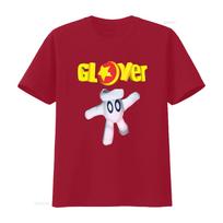 Glover N64 Cover Art Retro Style T Shirt White Cartoon Character with Big Eyes and Fun Design vintage Washed designer clothes S