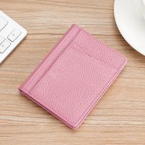 Super Slim Soft Wallet Genuine Leather Mini Credit Card Holder Wallet Purse Thin Small Card Holders Men Wallet Minimalist