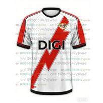 25-26 Nauji Rayo Vallecano Futbolo Marškinėliai Vaikams Suaugusiems T-shirt Y2K Gatvės Stilius Greitai Džiūstantis Treniruočių Fitneso Viršutinė Dalis Laisvalaikio Sportinė Apranga S