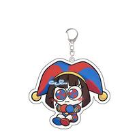 For TADC Jax Pomni Ragatha Gangle Zooble Kinger Caine Anime Peripheral Acrylic KeyChain Custom Cartoons Backpack Pendant Gift