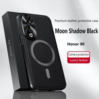 For Honor 90 and Honor 90 GT Pro Case Magnetic Elegant Leather Wear-Resistant Lens Fully Covered Non-Slip Grip Edge Cover Shell