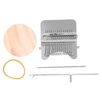 Practical Small Size Mini Weaving Loom Speed Type Portable Hand Weaving Tool Handheld Mini Textile Machine Clothes Repair