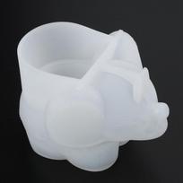 Silikoninė dramblio formos forma Daugkartinė dervos liejimo forma 3D laikymo ornamentas „Pasidaryk pats“ amatai