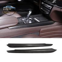 Centrinio valdymo apdailos juosta BMW X5 F15 X6 F16 2014-2018 m. Tikras anglies pluoštas Automobilio interjero modifikacija Automobilio priedai