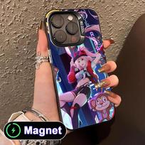 HSR Rappa Translucent MagSafe Mobile Phone Case for iPhone 17 16 15 14 13 12 11 Air Pro Max Plus Colorful Cover iPhone 11