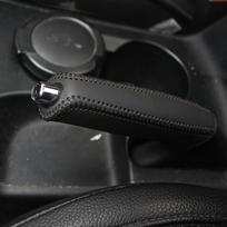 Carbon Fiber Hand Brake Set Universal Car Handbrake Sleeve PU Leather Cover Anti-Skid Auto Parking Brake Interior Accessories juoda