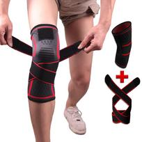 1PC Compression orthopedic Kneepad for work gym joint soccer Adjustable knee brace support Sports protection For knee pain XL