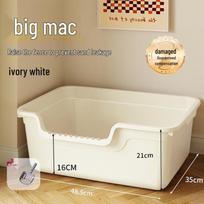 JINGRUIXIANG Anti-Splash Open Cat Litter Box