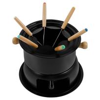 Cheese Chocolates Fondue Versatile Fondue Melting Pot Kit Stainless Steel Fondue Pot Set Even Heating Fondue Cooking Hot Pot