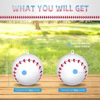 Pink or blue explosive powder reveals gender in baseball games, boys or girls use powder to reveal gender in carnival baseball