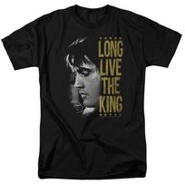 26 Elvis Presley Long Live The King T Shirt Licensed Rock N Roll Music Tee Black Unisex T-Shirt XXL