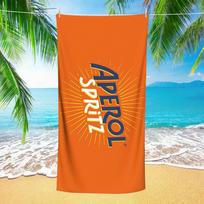 Apro Spritz Themed Beach Towel, Quick Drying Soft Highly Absorbent for Seaside Vacation W40*H60(CM)