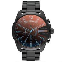 Dyzelinis DZ4318 Mega Quartz Nerūdijančio Plieno Vyriškas Laikrodis 59mm juoda