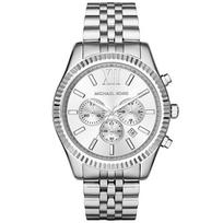 Michael Kors MK8405 Lexington Silver Men's Watch 45mm