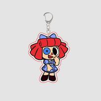 For TADC Pomni Jax Ragatha Gangle Zooble Kinger Caine Anime Peripheral Acrylic KeyChain Exquisite Backpack Pendant Festival Gift
