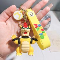 27 Styles Super Mario Bros Keychain Action Figure Cute Cartoon Character Toy Doll Model Decoration Kid Birthday Gift