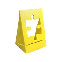 Creative 3D Printing Puzzle Box Stand Plastic Decorative Photo Frame Stand Stable Support Puzzle Display Stand For Home geltona
