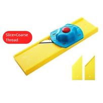 Manual Vegetable Cutter Plastic Speedy Slicing Vegetable Chopper with Hand Protector Stainless Steel Potato Shredder
