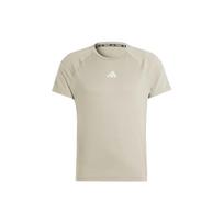 adidas Gym Training Tee Silver Pebble Men Streetwear IR5875 S