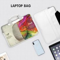 13.3 14 15.6 17.6 Inch Laptop Bag Custom Skin PU Waterproof Messenger Shoulder Bag with Strap   Carry on Handle Laptop Case 12 inch
