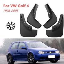 Automobilio priekinės ir galinės purvasaugiai, purvo atmušalai, apsaugos nuo aptaškymo, skirti VW Golf 4 Mk4 IV 2005-1998 2003 2000 1999 1997 2001 2002 4 pcs black