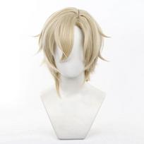 Aventurino Cosplay Perukas 40cm Ilgio chaki spalvos Žaidimo Aventurino Perukas Karščiui Atsparus Sintetinis Plaukas Vaidmenų žaidimo Perukai + Peruko Kepuraitė One Size