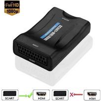 Onesite Câble Péritel HDMI Audio-Vidéo Convertisseur - Adaptateur Péritel-HDMI HD 720P-1080P - Peritel vers HDMI AV Signal Récept