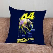 Racing 44 L-Lewis H-Hamilton Pillow Case For Home Bedroom Car Office Decoration Living Room Sofa Cushion Cover Suitable 16x16Inch